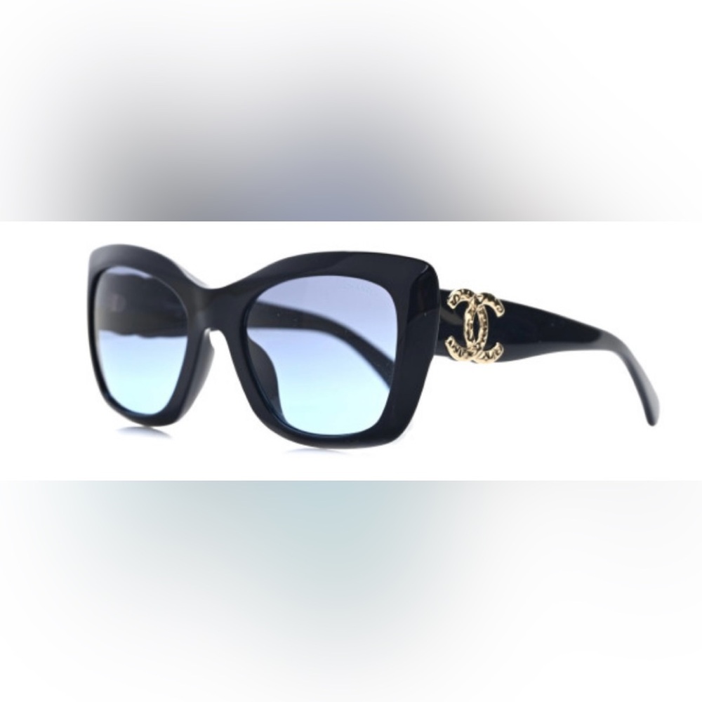 CHANEL Black Sunglasses